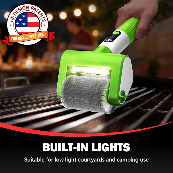 Electric Grill Brush, 2-Speed BBQ Grill Brush - Image 8
