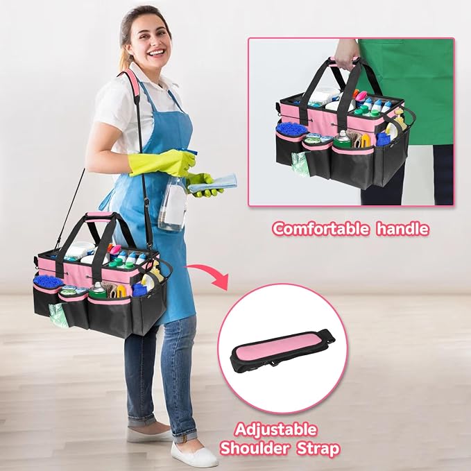 Cleaning Caddy Tote with Removable Dividers - Image 5