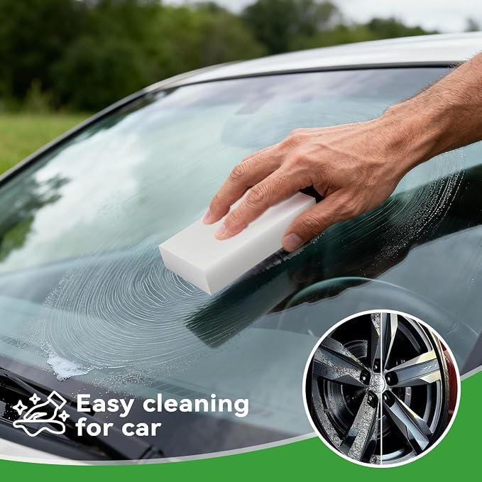 Magic Sponge Erasers, Water-Activated Cleaning Sponge, Shoes & Car Interior – - Image 8
