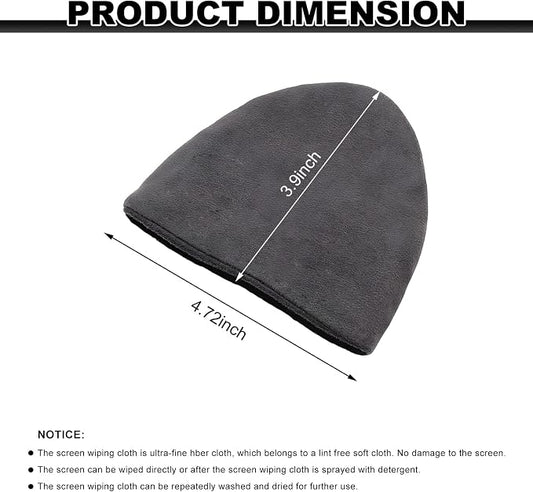 Car Screen Cleaner, Soft Microfiber Cloth Touch Screen Wipe Triangle Cleaning - Image 2