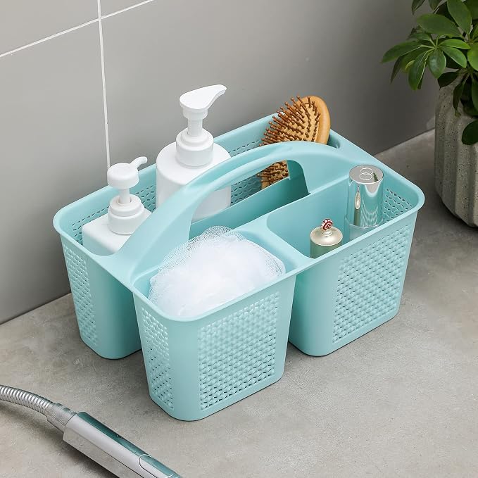 UUJOLY Plastic Portable Shower Caddy, Cleaning Shower Basket - Image 2