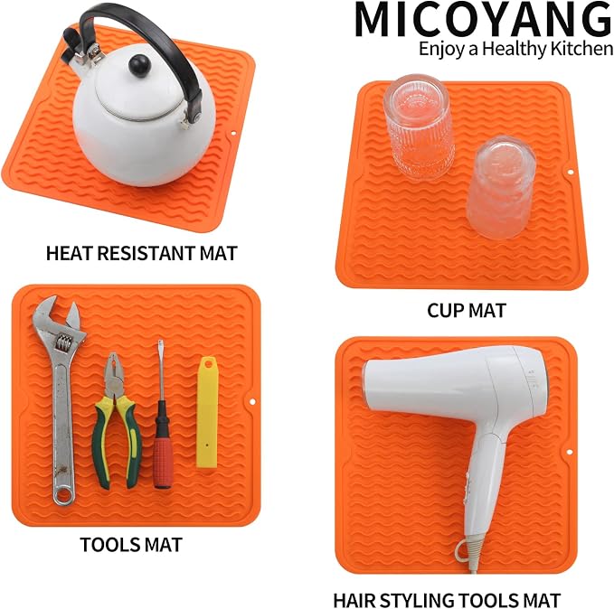 Silicone Dish Drying Mat for Multiple Usage, Easy clean, Eco-friendly, - Image 4
