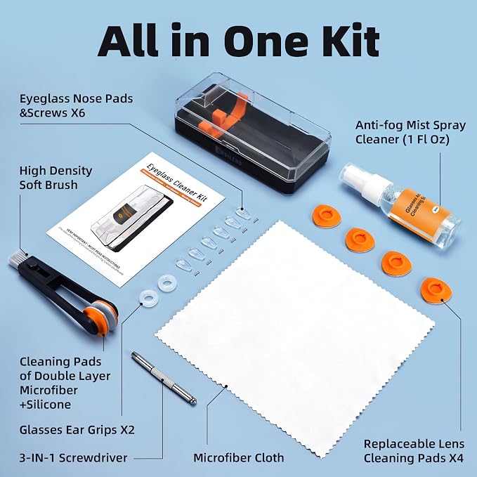 Glasses Cleaner Kit Eyeglass Cleaner, Anti Fog Spray - Image 6