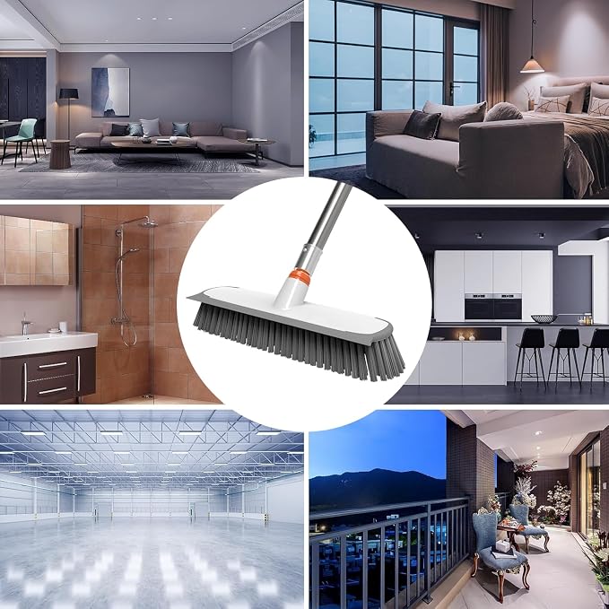 Heavy Duty Floor Scrub Brush and Grout Cleaner Tool - Image 8