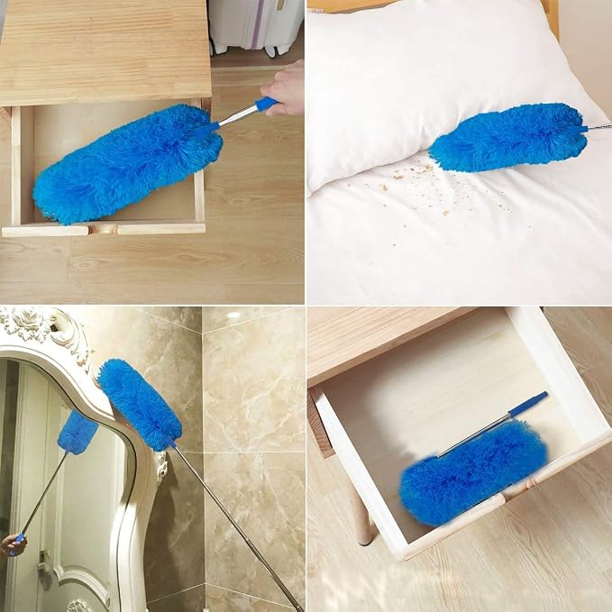 DELUX Microfiber Feather Duster Extendable Duster - Image 6