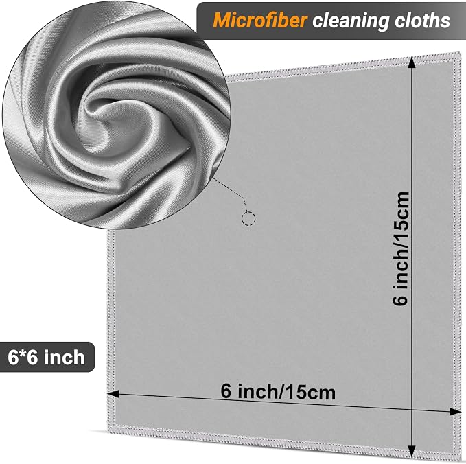 Portable Glasses Cloth Keychain, 2-Sided Glasses Cleaner & Polishing Cloths - Image 7
