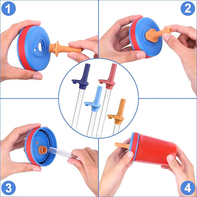 XANGNIER Replacement Straws and Bite Valve Compatible - Image 7