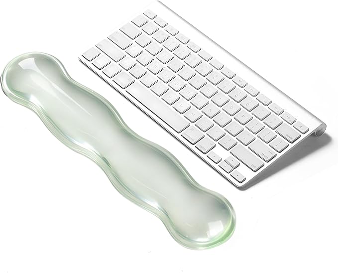 Clear Gel Wrist Rest for Keyboard, Ergonomic Keyboard Wrist Rest for Typing by COPORISO