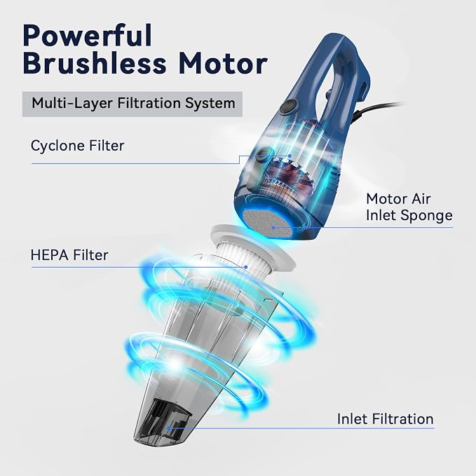 Corded Vacuum Cleaner, 12-in-1 Vacuum Cleaners - Image 3