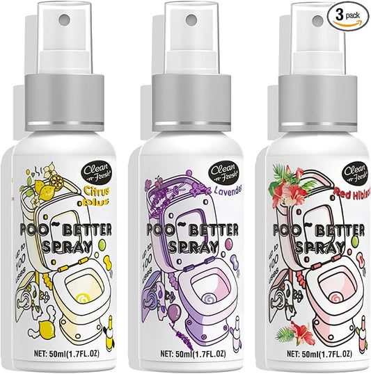 Clean-n-Fresh Toilet Spray, Variety Pack of 3 by Clean-n-Fresh