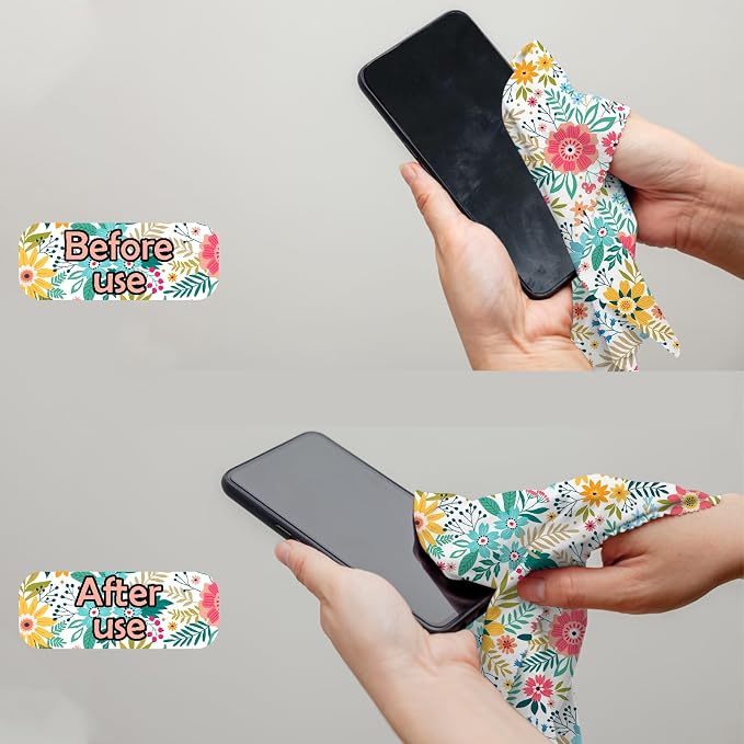 6 PCS Glasses Cleaning Cloth Eyeglass Cleaning Cloth Lens Eyeglasses Microfiber - Image 4