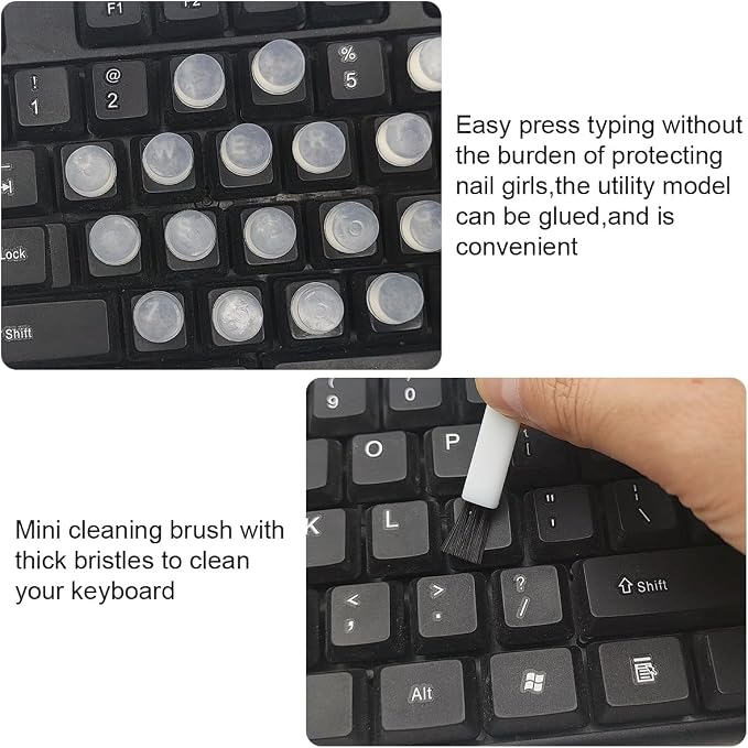 128 PCS Raised Keyboard Stickers - Image 3