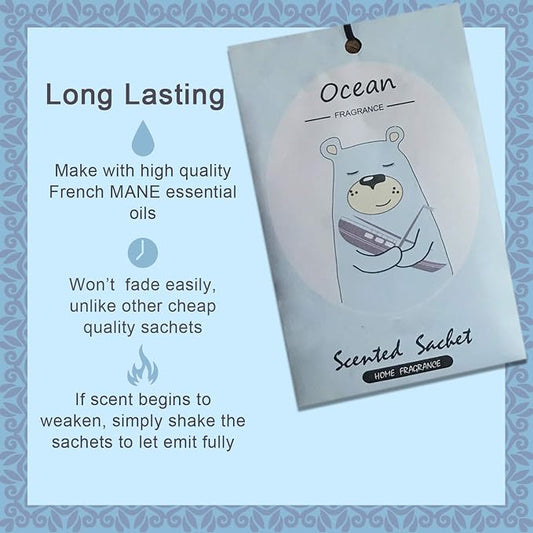 14 Packs Scented Sachets for Drawers and Closets Lavender, Sandalwood, Gardenia - Image 2