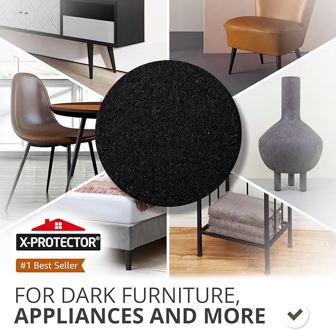 X-Protector 357 Pcs Black Felt Furniture Pads - Image 2