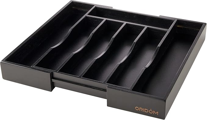 Expandable Bamboo Kitchen Drawer Organizer - Image 7