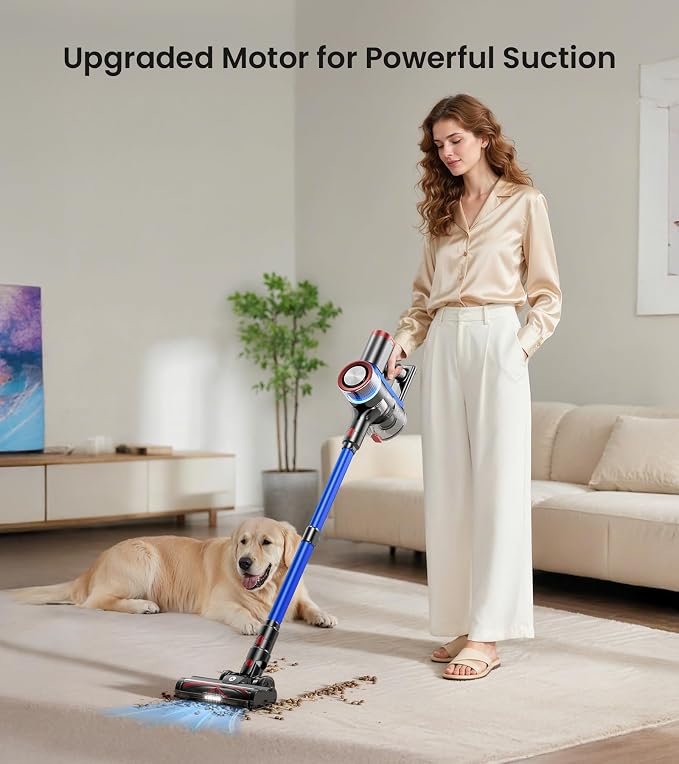 NADALY Cordless Vacuum Cleaner, 550W 45Kpa 65Mins Vacuum Cleaners - Image 2