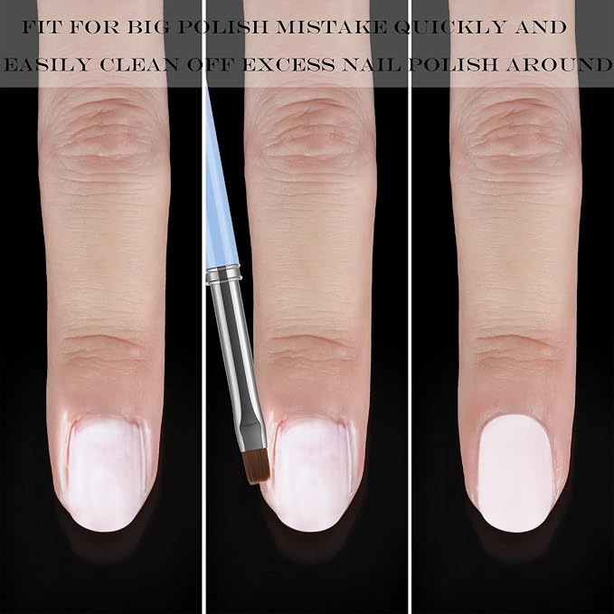 JASSINS Nail Art Clean Up Brushes, - Image 2