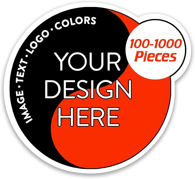 100 Custom Vinyl Stickers by DayStarCustomDesigns