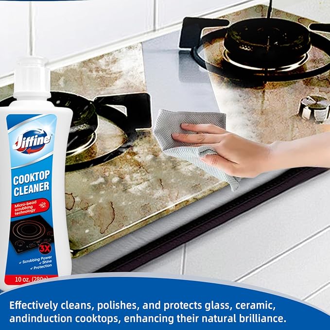 Glass Cooktop&Stove To Cleaner& Multi-Purpose Kitchen Cleaner-10 oz - Image 4