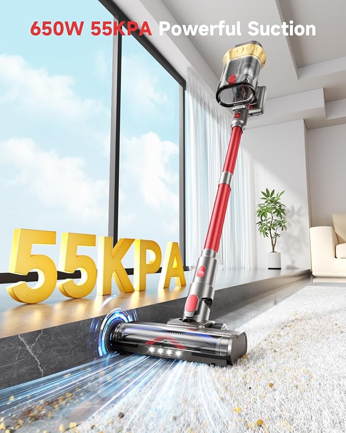 650W Cordless Vacuum Cleaner - Image 2