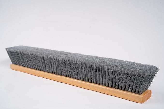 24" Grey Flagged Push Broom - Image 3