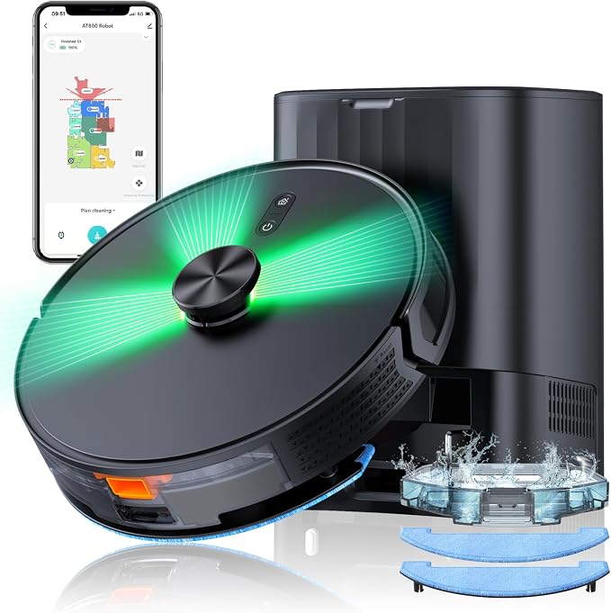 3-in-1 Robot Vacuum and Mop Combo by LOOROW