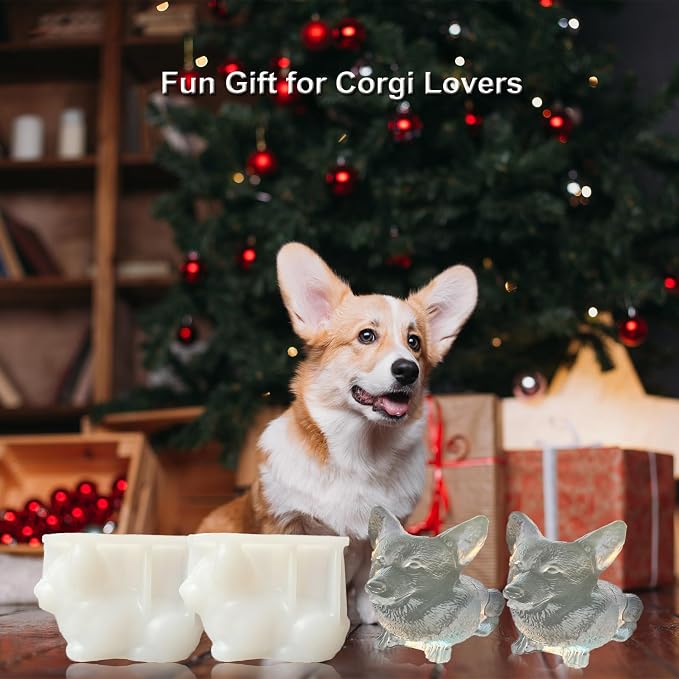 3D Corgi Dog Ice Cube Tray Molds Silicone - Image 4