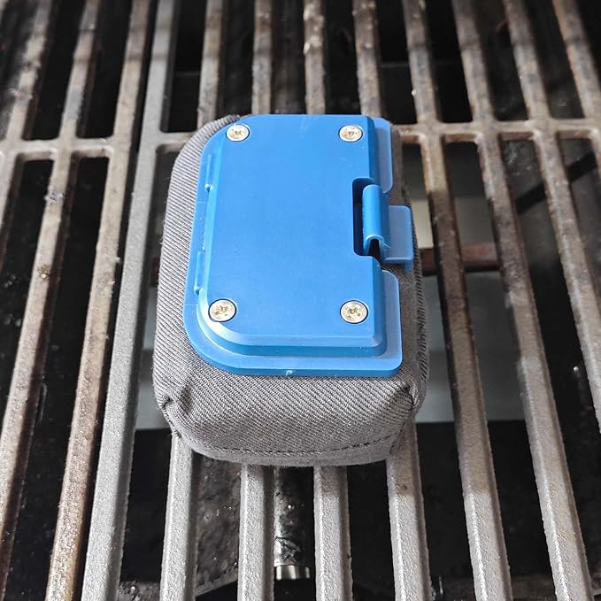 Blue Grill Brush Bristle Free, Replaceable BBQ Cleaning Head Accessories Cleaner - Image 4