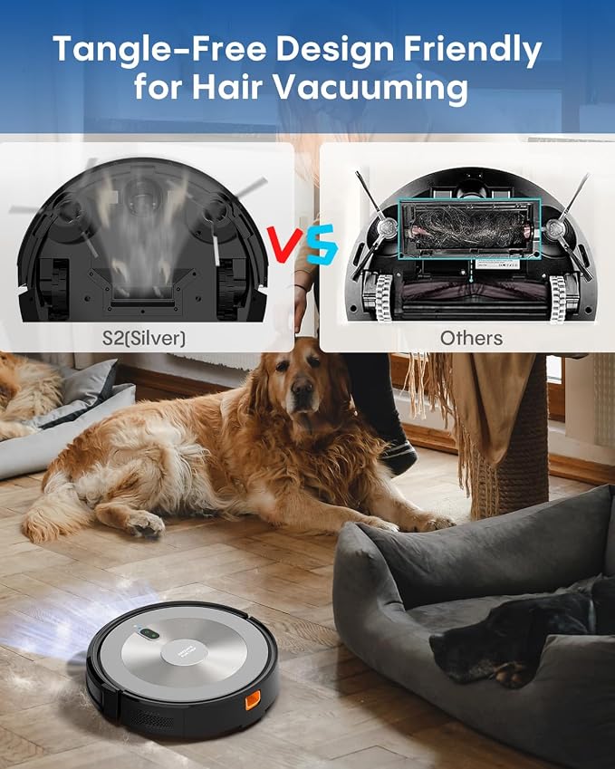 Robot Vacuum and Mop: 3000Pa Robotic Vacuum Cleaner - Image 3