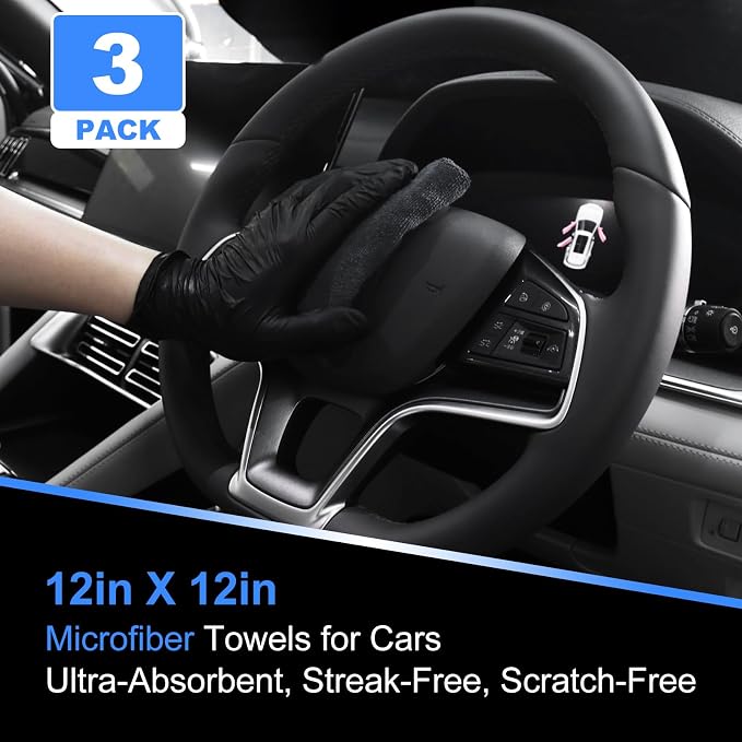 10PCS Car Detailing Cleaning Kit Interior Cleaner, Car Detailing Brushes - Image 4