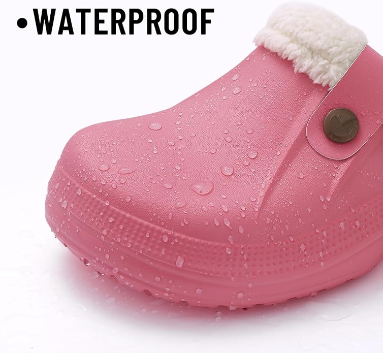 Beslip Classic Fur Lined Clogs Waterproof Winter Fuzzy Slippers - Image 4