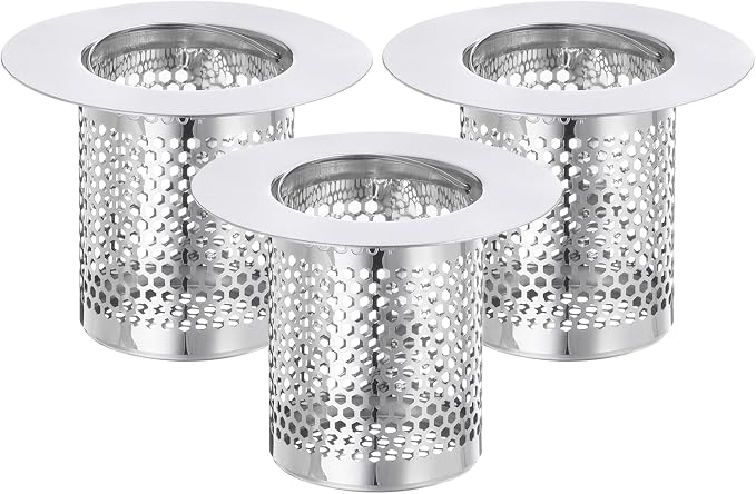 uxcell 2 Pack Shower Drain Strainer, Fit Hole Size from 1.57" to 2.56" by uxcell