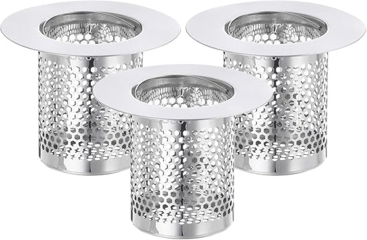 uxcell 2 Pack Shower Drain Strainer, Fit Hole Size from 1.57" to 2.56" by uxcell