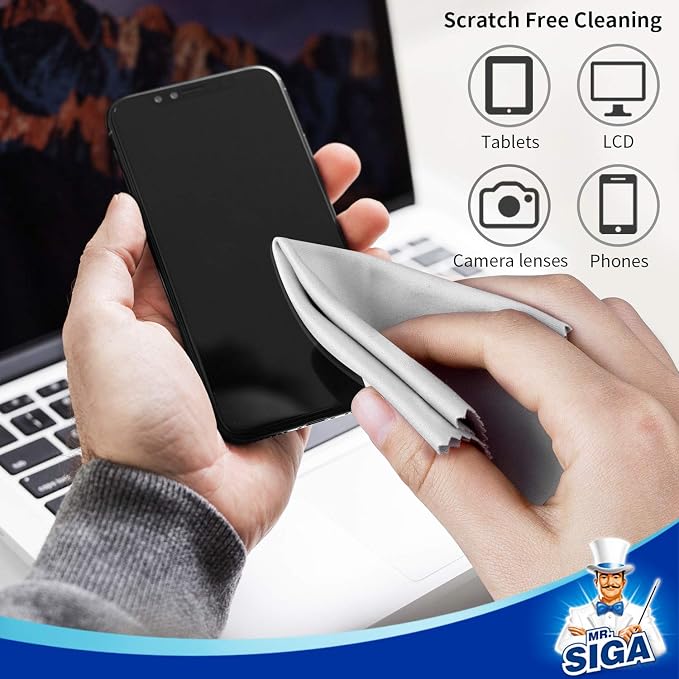 MR.SIGA Premium Microfiber Cleaning Cloths - Image 6