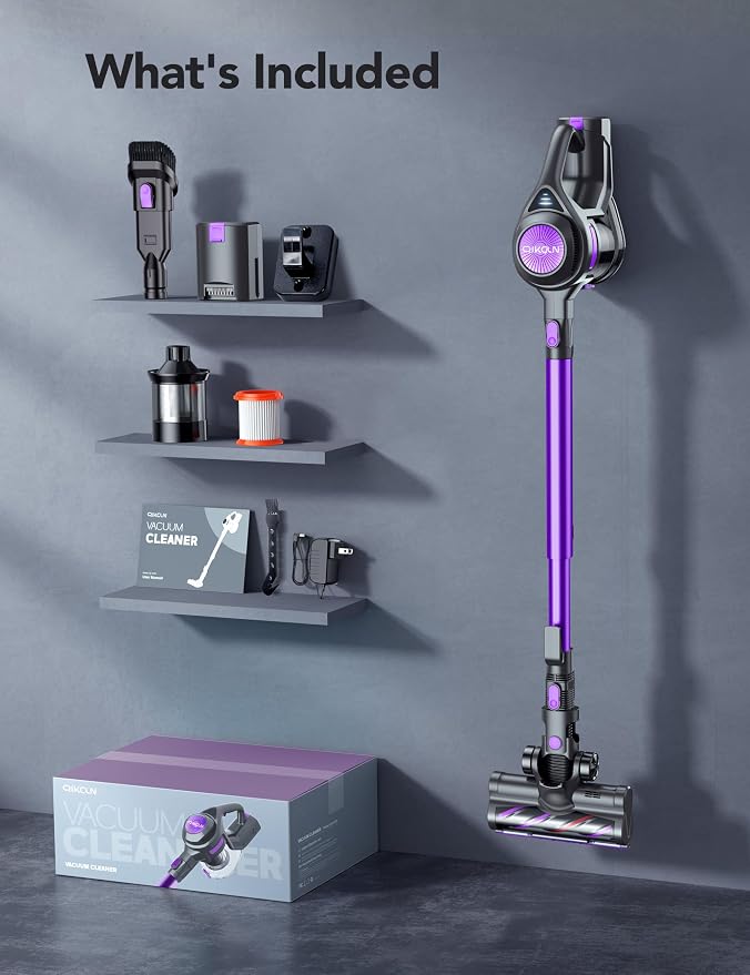 Cordless Vacuum Cleaner, Rapid Clean 23 Kpa Powerful Suction, 1.3 L Large - Image 8