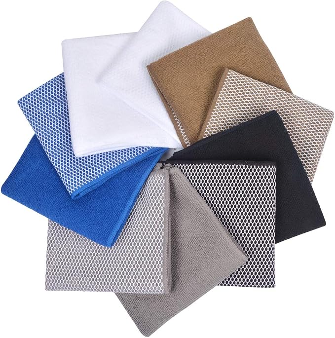 SINLAND Microfiber Dish Cloth for Washing Dishes Best Kitchen Washcloth Dish - Image 8