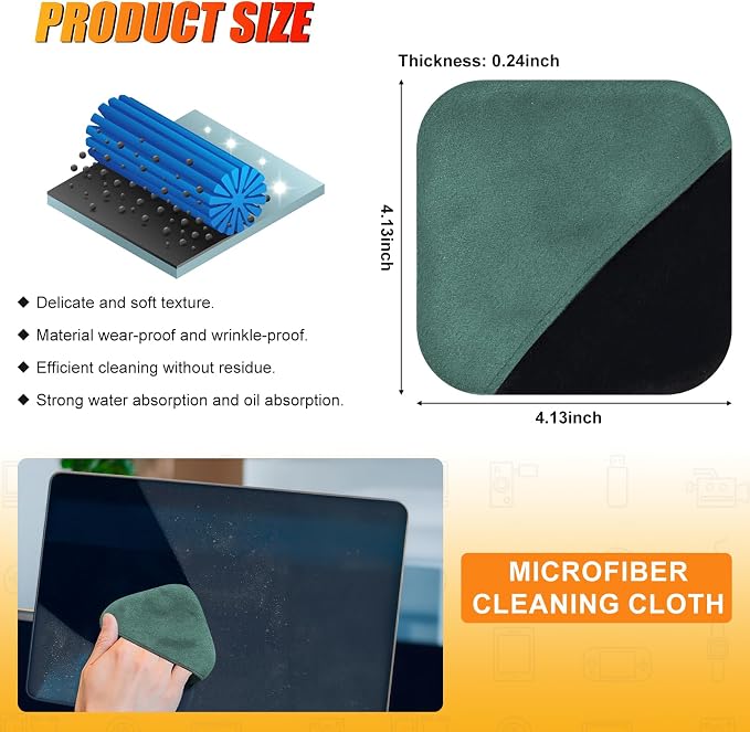 SuperKaKa Car Screen Cleaner- Vehicle Touchscreen Microfiber Cleaning Cloth - Image 2