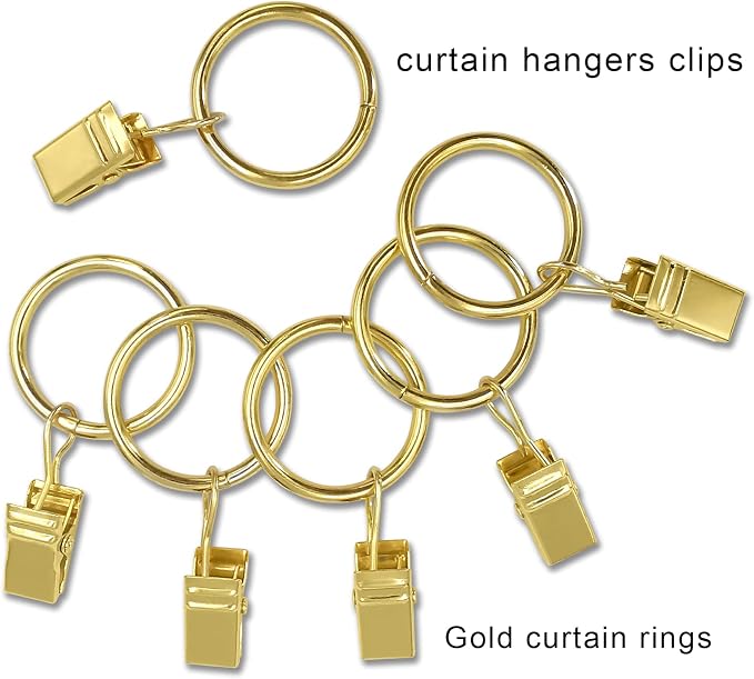 44 Pack Metal Curtain Rings - Image 4