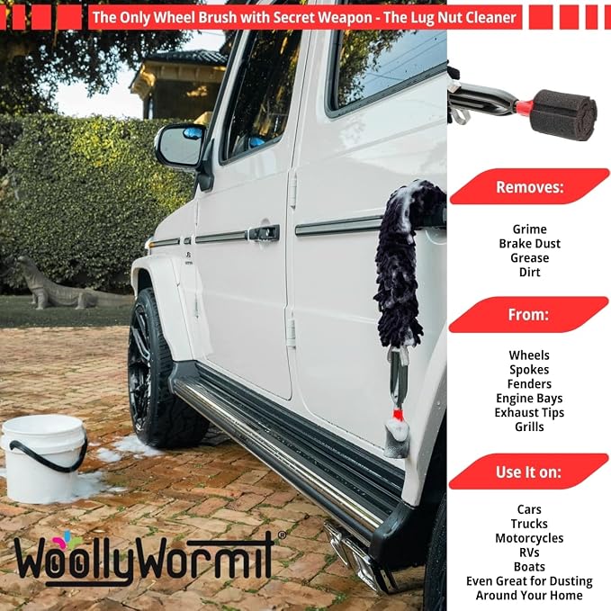 Wheel Cleaning Brush Car Detailing Kit - Image 7