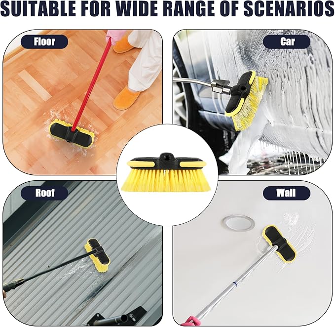 Car Wash Brush Head, Scrub Brush Attachment - Image 6