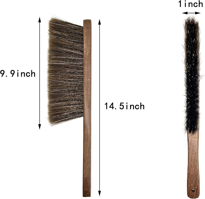Wooden Hand Broom Brush Whisk Soft Bristle Cleaning Brush - Image 7