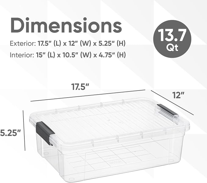 Superio Clear Storage Boxes - Image 3