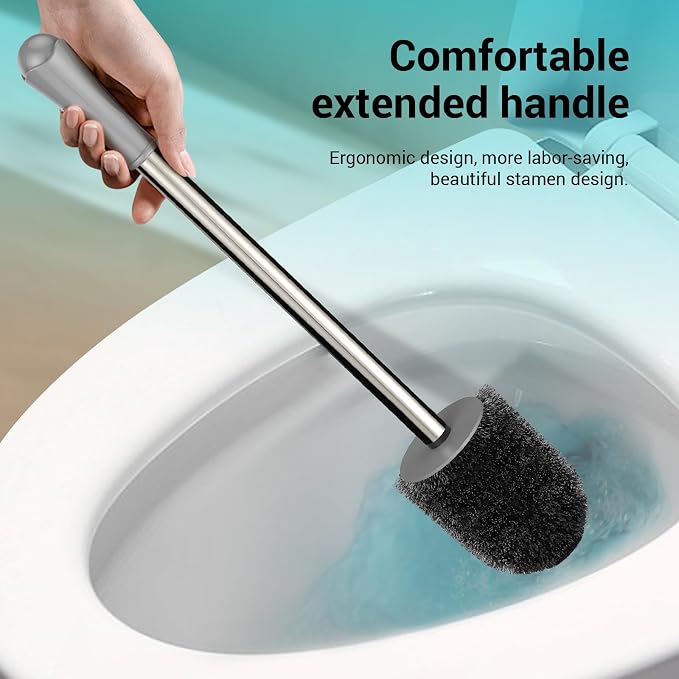 Toilet Brush and Holder Set, 2 Pack - Image 5