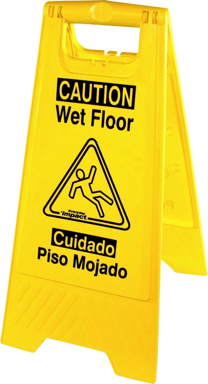 Genuine Joe - 85117 Universal Graphic Wet Floor Sign by GenuineJoe