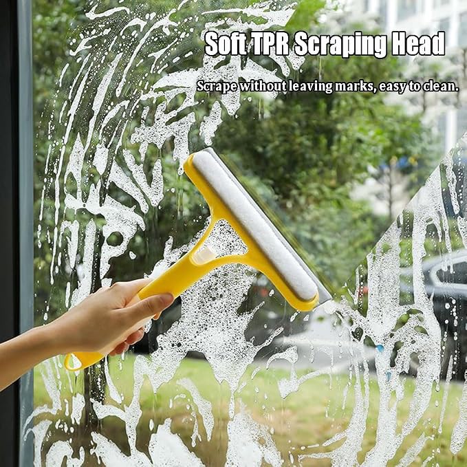 3 in 1 Window Cleaning Scraper, 3 in 1 Window Cleaner Squeegee, Scraper - Image 5