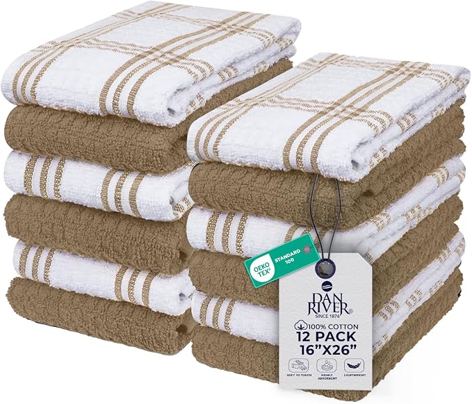 DAN RIVER Premium Kitchen Towels by DanRiver