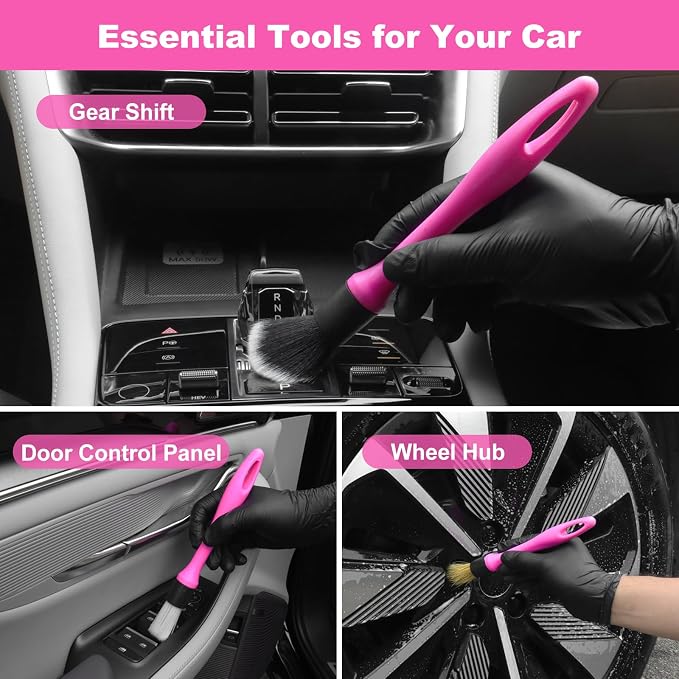 TTRCB Car Detailing Cleaning Kit Interior Cleaner, Car Detailing Brush Set - Image 7