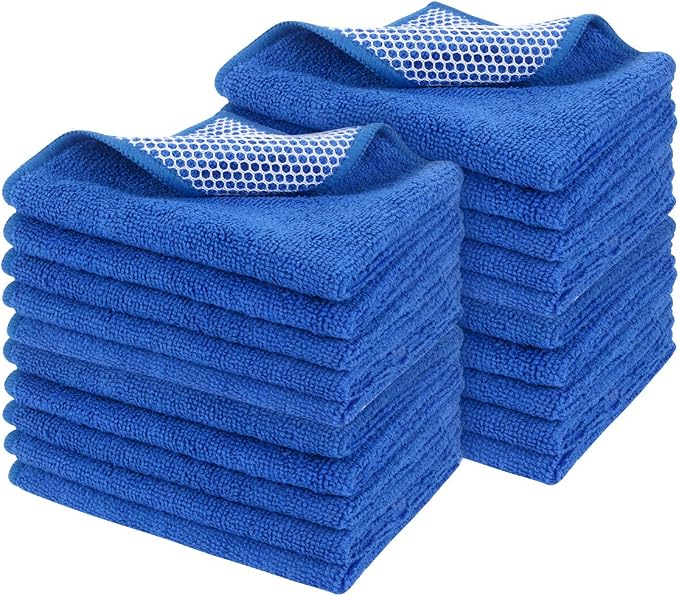 SINLAND Microfiber Dish Cloth for Washing Dishes Dish Rags Best Kitchen Cloths by SINLAND