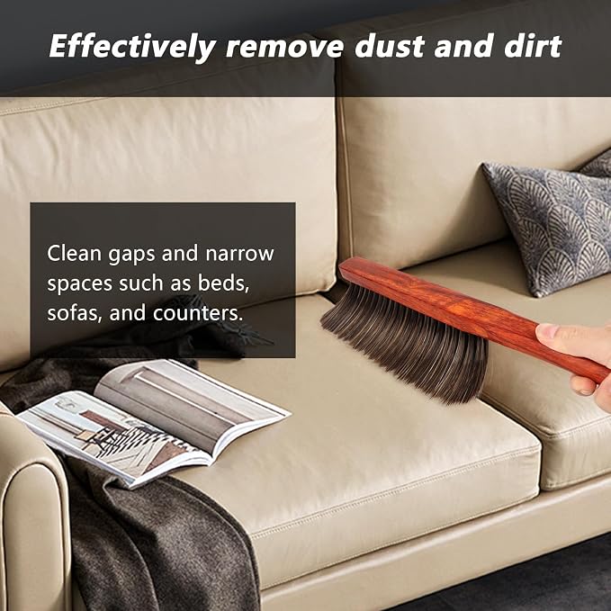 Hand Broom Brush Dust Cleaning : Hand Brush, Dusting Brush, Couch Brush - Image 2