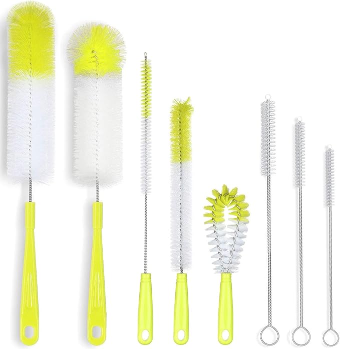 ALINK 8-Pack Bottle Cleaning Brush Set by ALINK